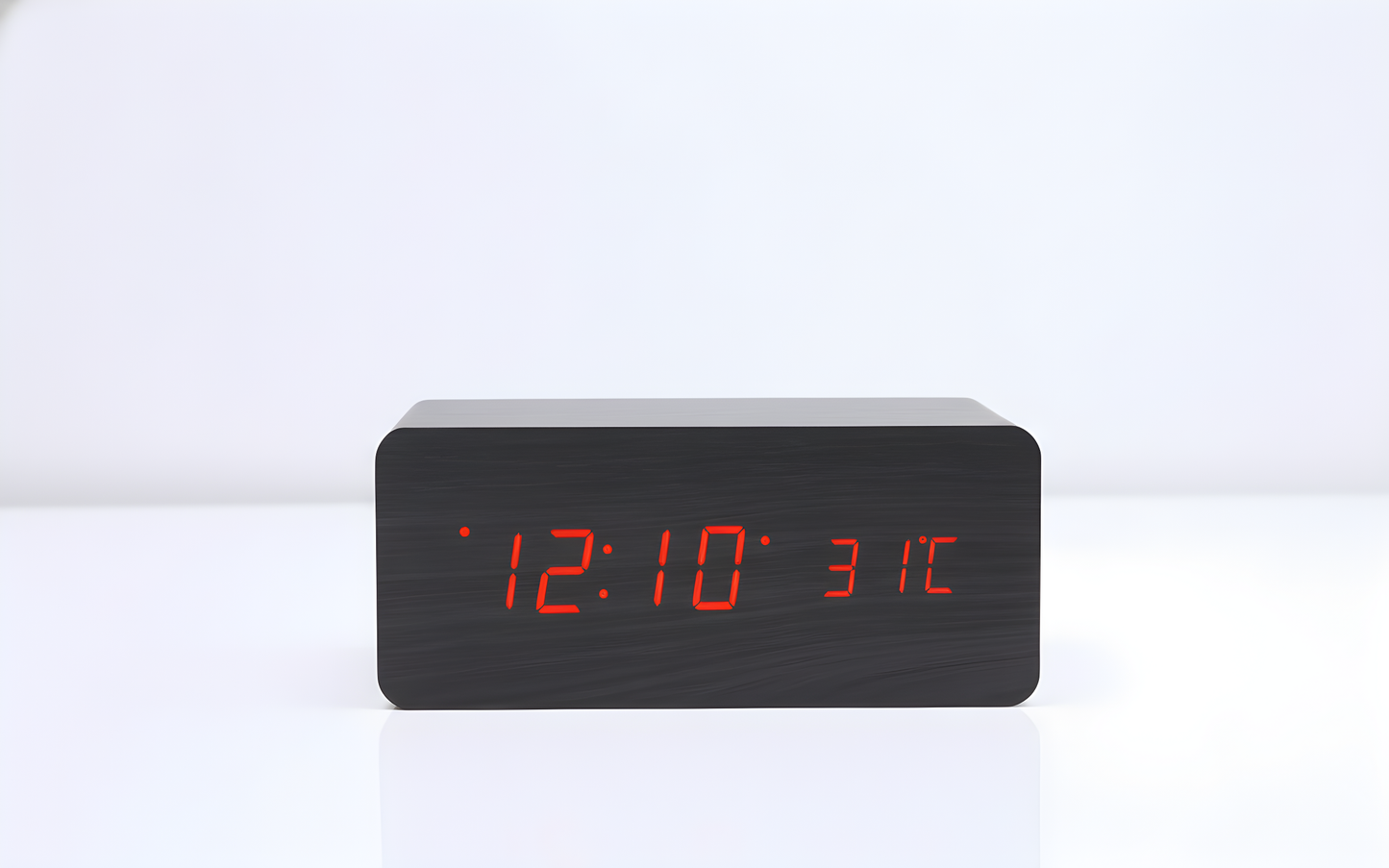 LED digital clock with Wireless charging
