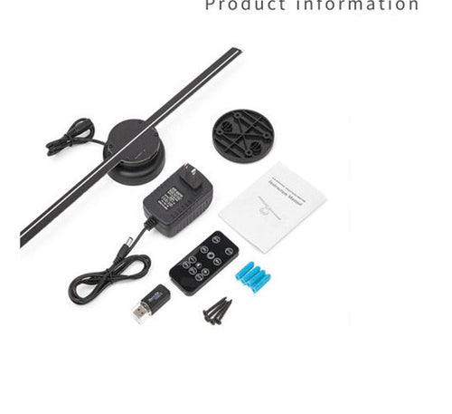 3D Holographic LED Display Fan