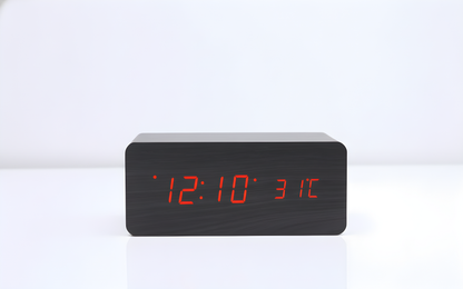 LED digital clock with Wireless charging